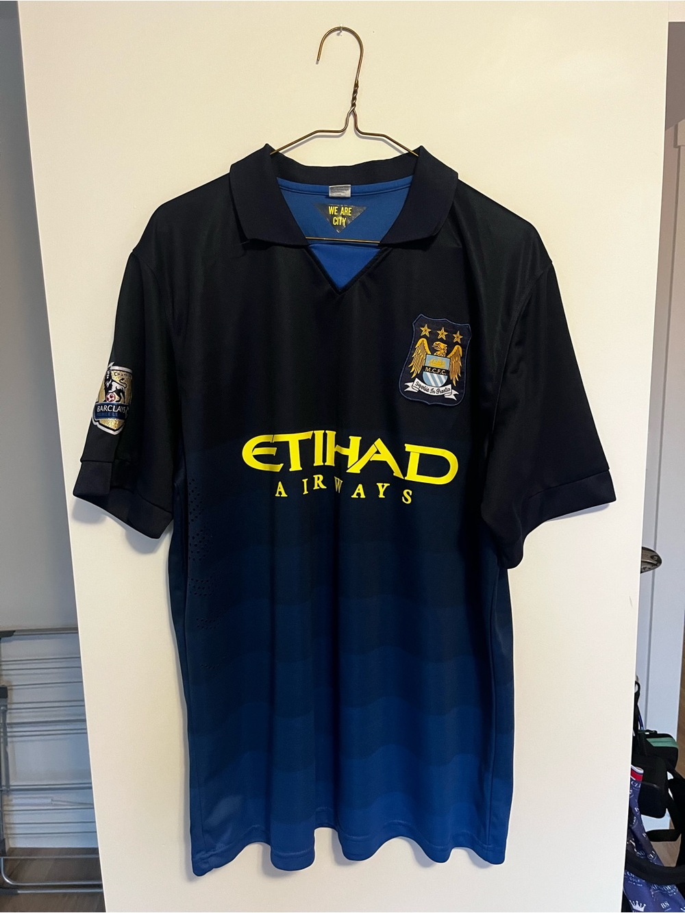Manchester City Football Club Short-Sleeve Soccer Jersey